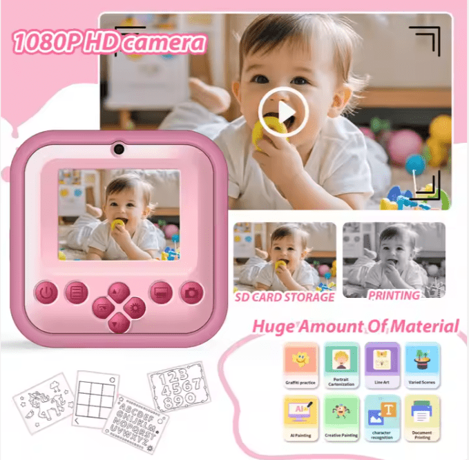 Instant - Print Camera for Kids - Zambeel