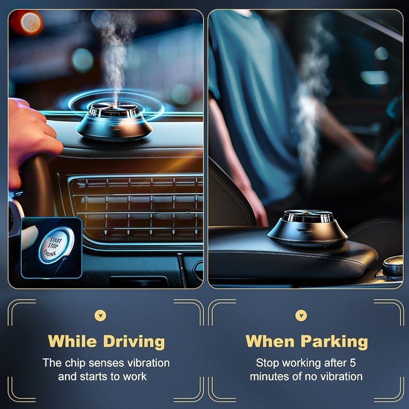 Intelligent Car Perfume Aromatherapy Air Purifier - Zambeel