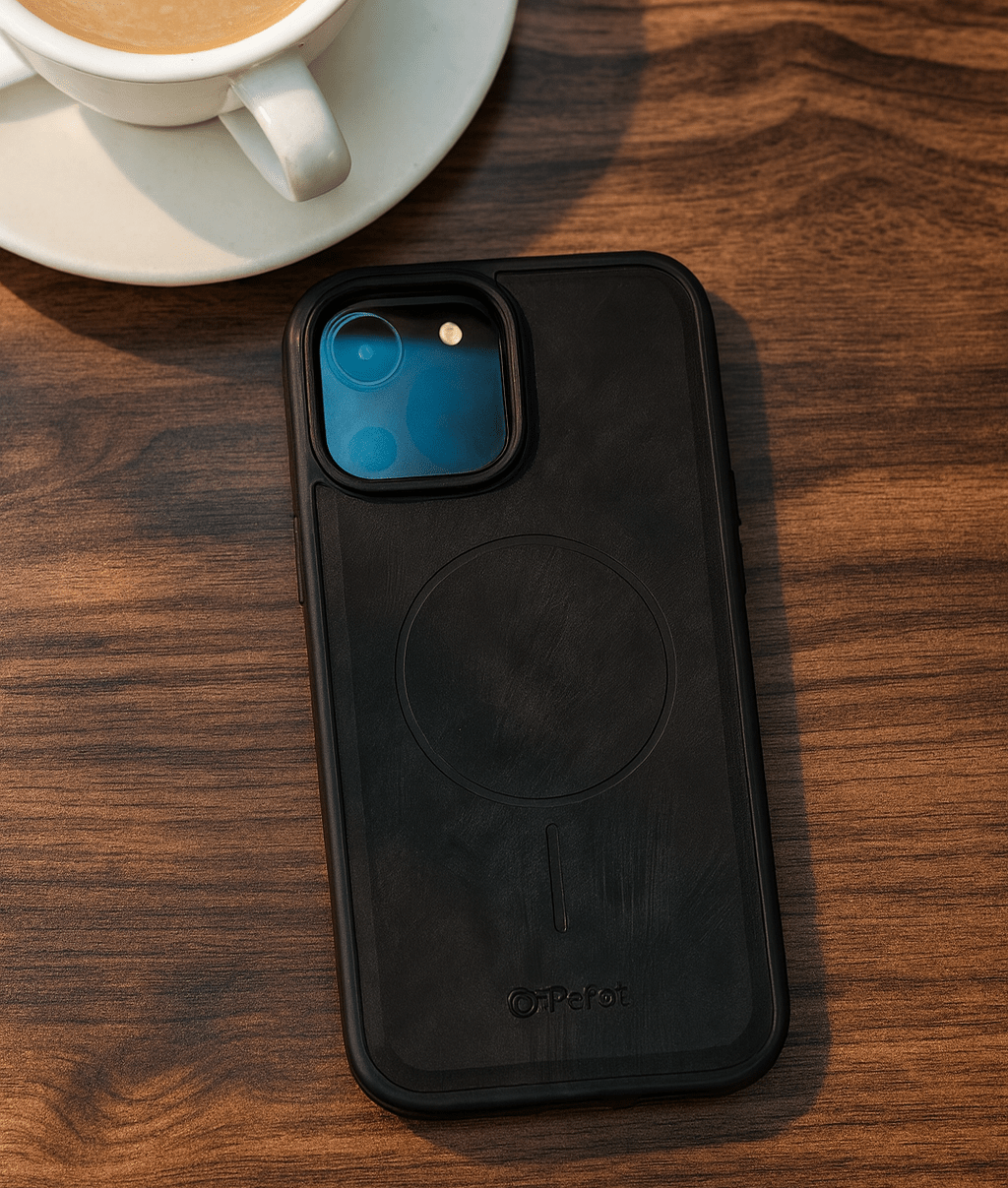 iPefet MagSafe Leather Texture Case for iPhone - Zambeel