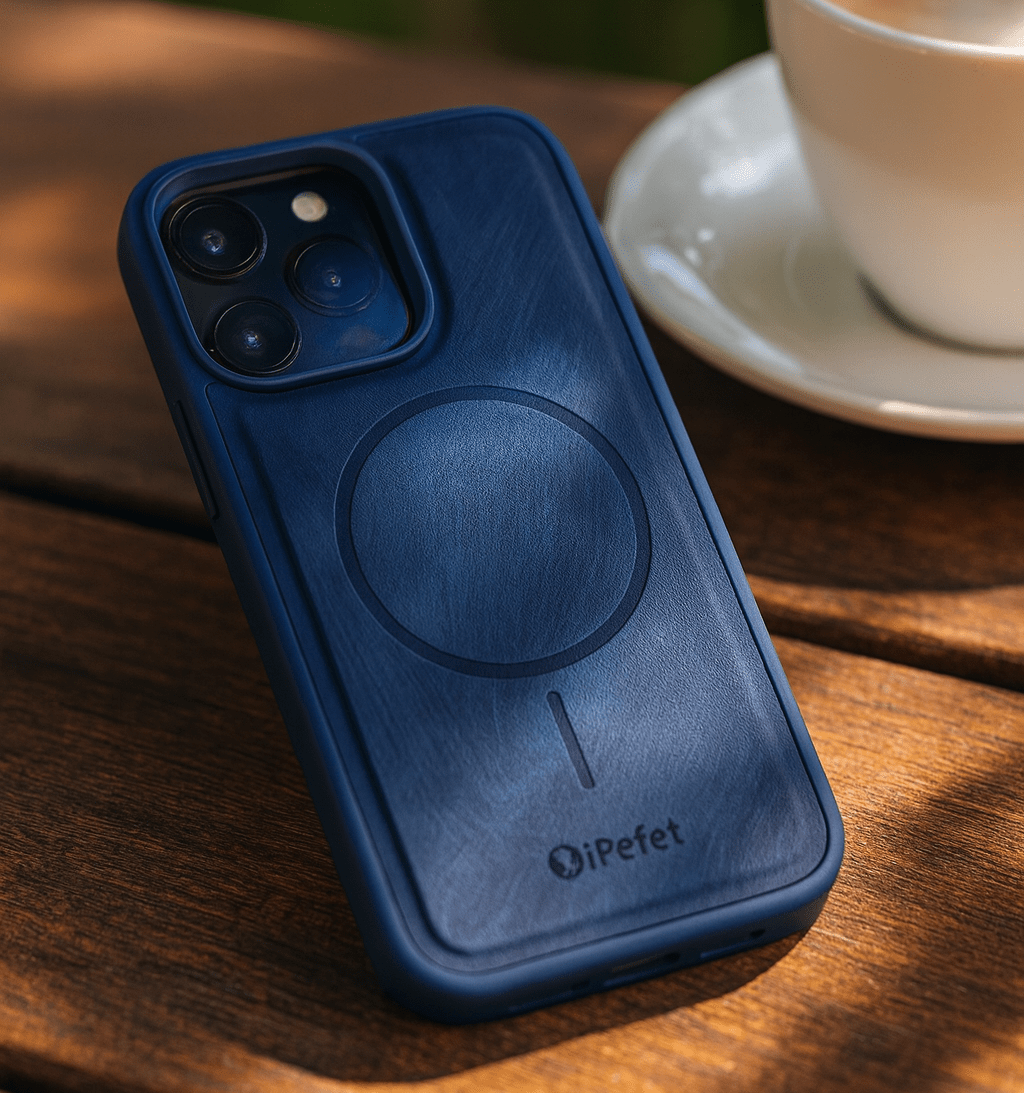 iPefet MagSafe Leather Texture Case for iPhone - Zambeel