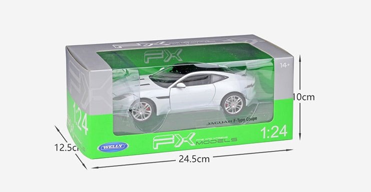 JAGUAR F - Type Coupe Simulation Alloy Car Model Adult - Zambeel