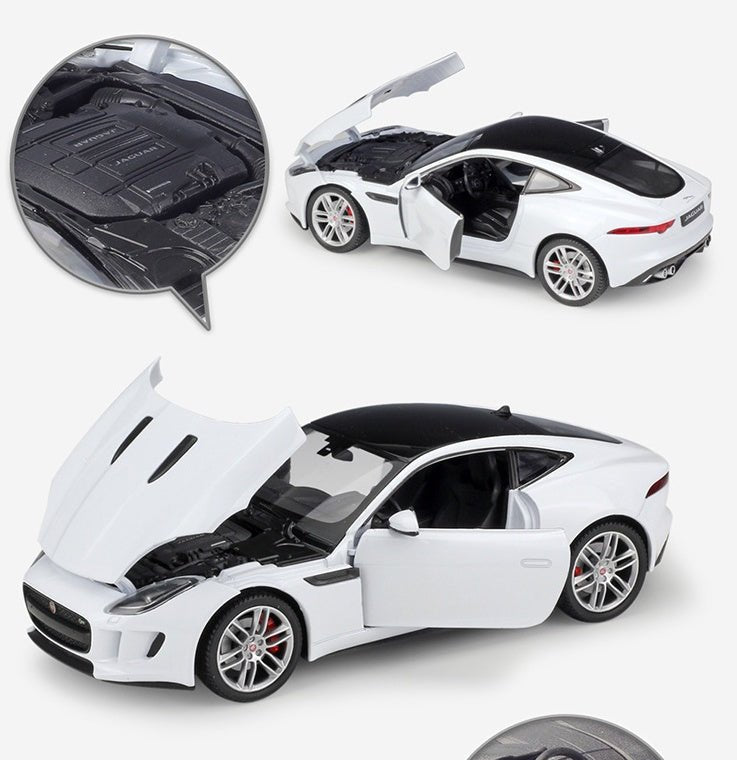 JAGUAR F - Type Coupe Simulation Alloy Car Model Adult - Zambeel