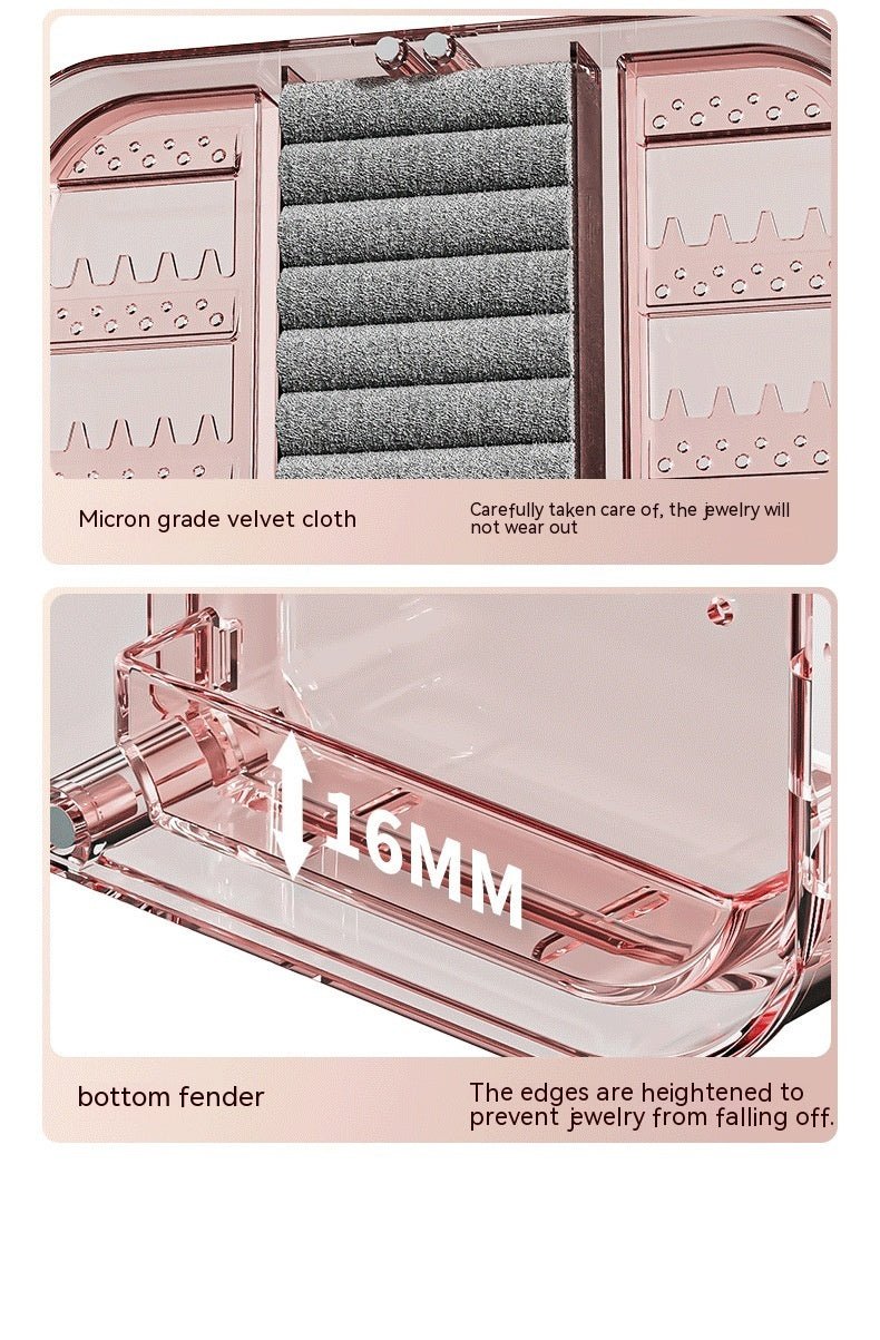 Jewelry Storage Box Wall - mounted Multifunctional - Zambeel