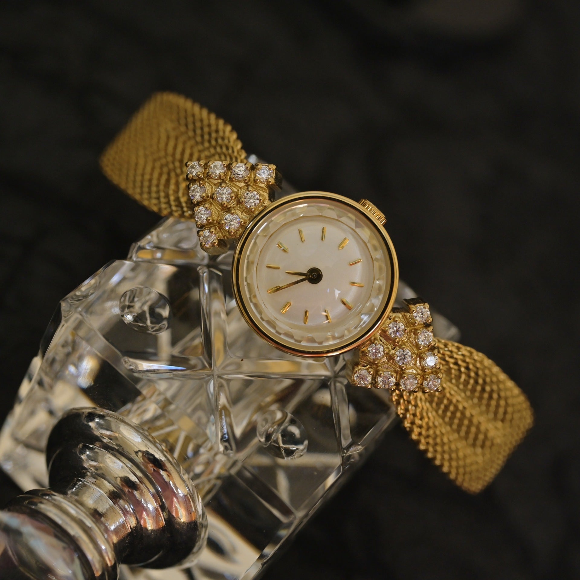 Jewelry Vintage Watches Kaleidoscope Diamond Quartz Women's Watch - Zambeel