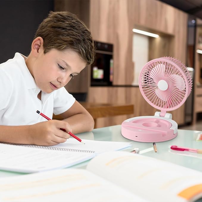 Jiake - Folding Storage Lamp Fan with USB - Zambeel