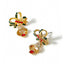 Jingle Jingle Exquisite Full Diamond Christmas Color Earrings - Zambeel