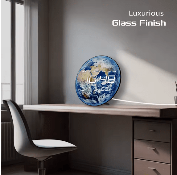 Jiugong - LED Planet Electronic Clock © - Zambeel