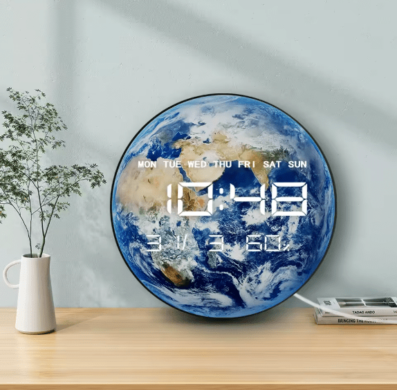 Jiugong - LED Planet Electronic Clock © - Zambeel