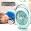 Kamisafe - Rechargeable LED Multi - Functional Fan - Zambeel