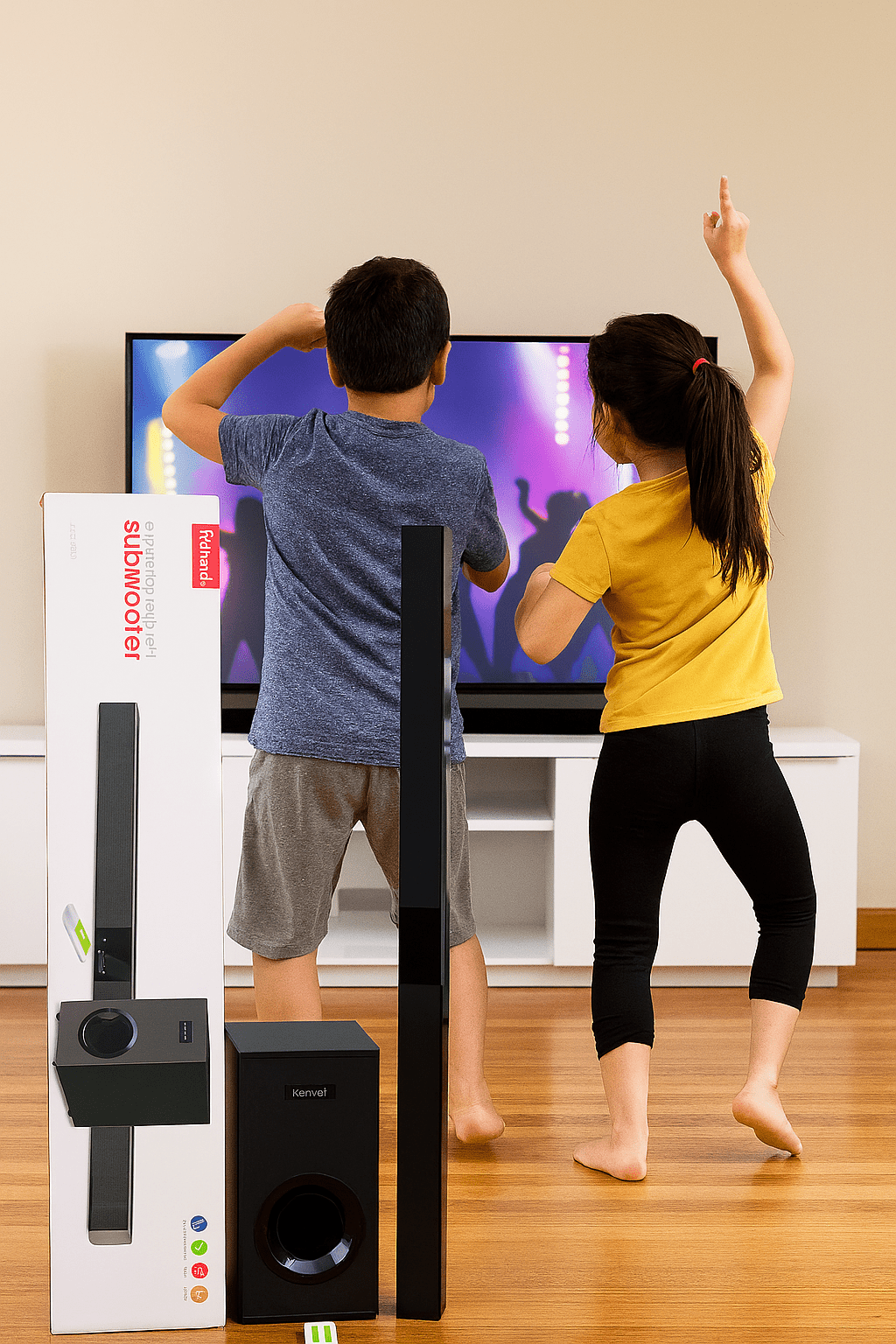 KBroad - Cinema Soundbar & Subwoofer Set - Zambeel