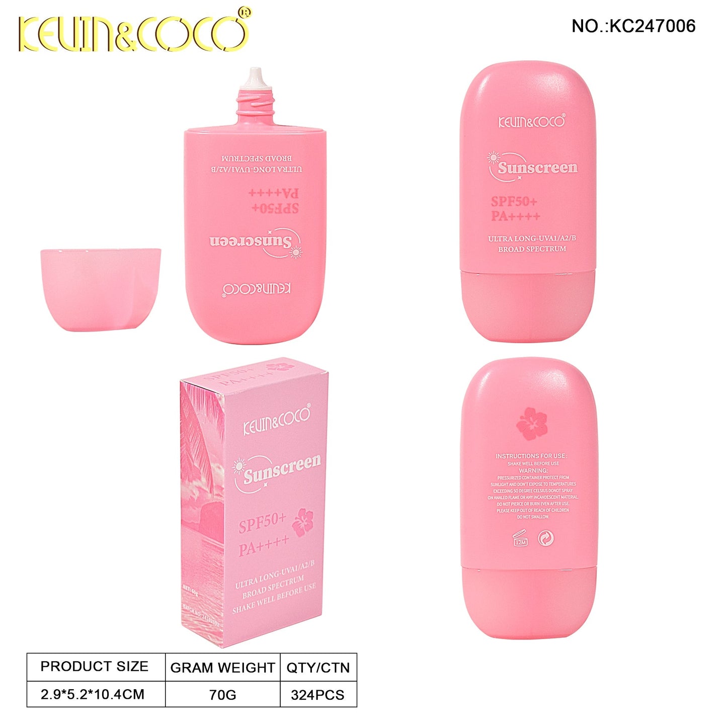 Keuin & Coco - Sunscreen SPF 50 & 60 (Original) - Zambeel