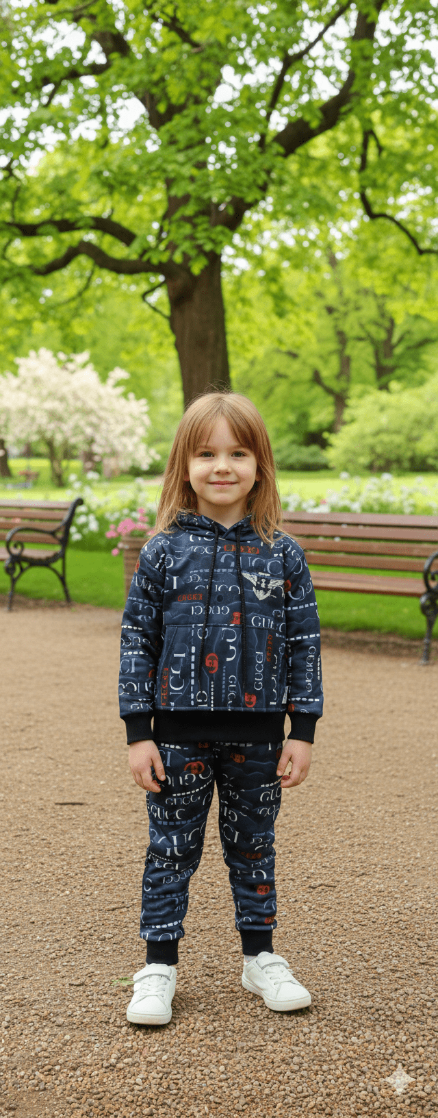 Kids All - Over Print Hoodie & Trouser Set - Zambeel