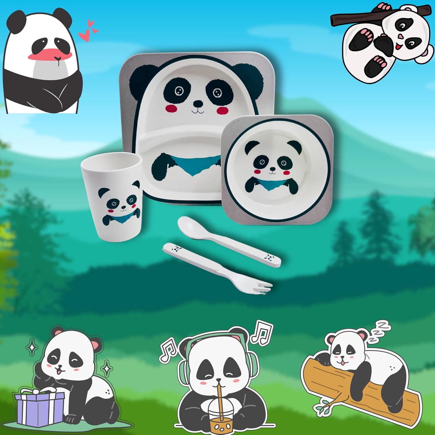 Kids' Dinnerware Set - Zambeel