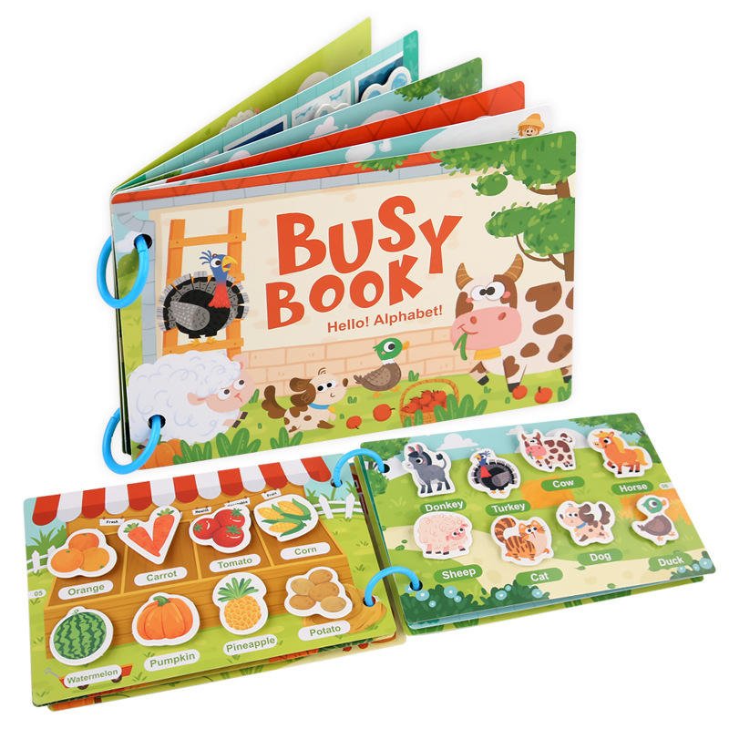 Kids Educational Busy Book - Zambeel