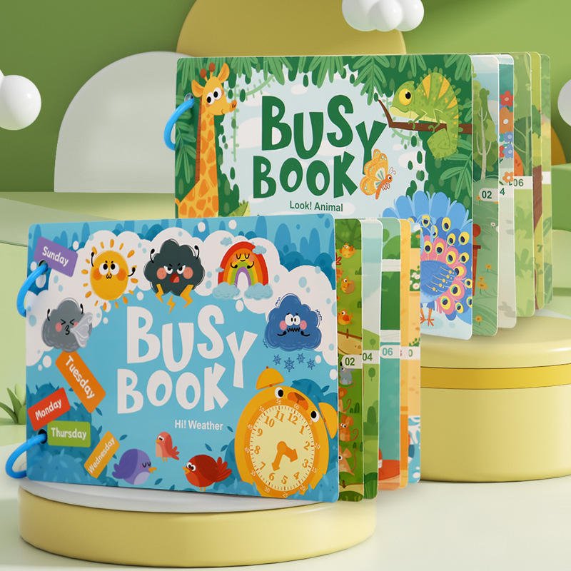 Kids Educational Busy Book - Zambeel