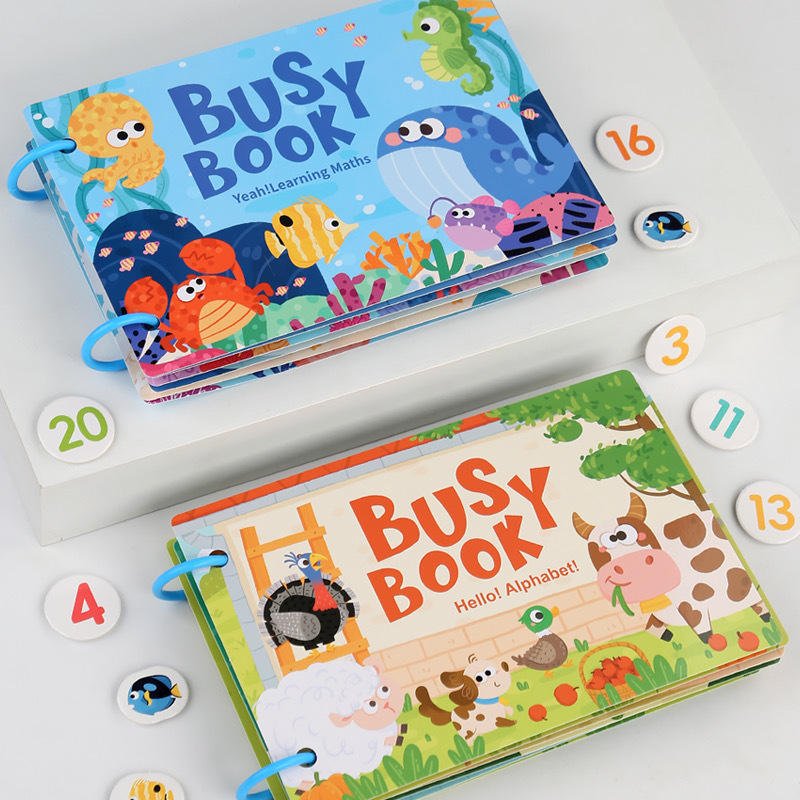 Kids Educational Busy Book - Zambeel