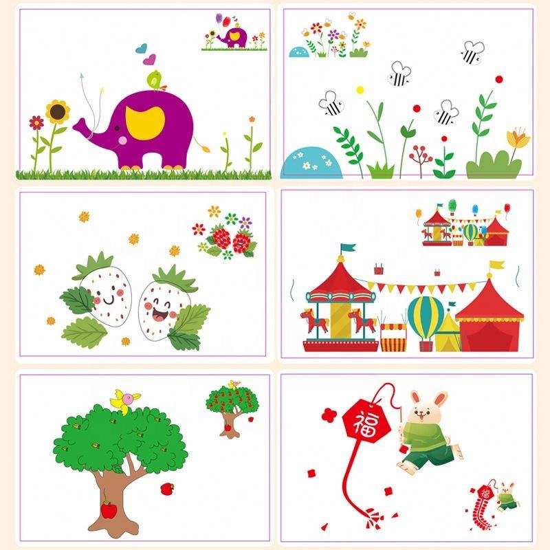 Kids Finger Painting Doodle Coloring Book - Zambeel