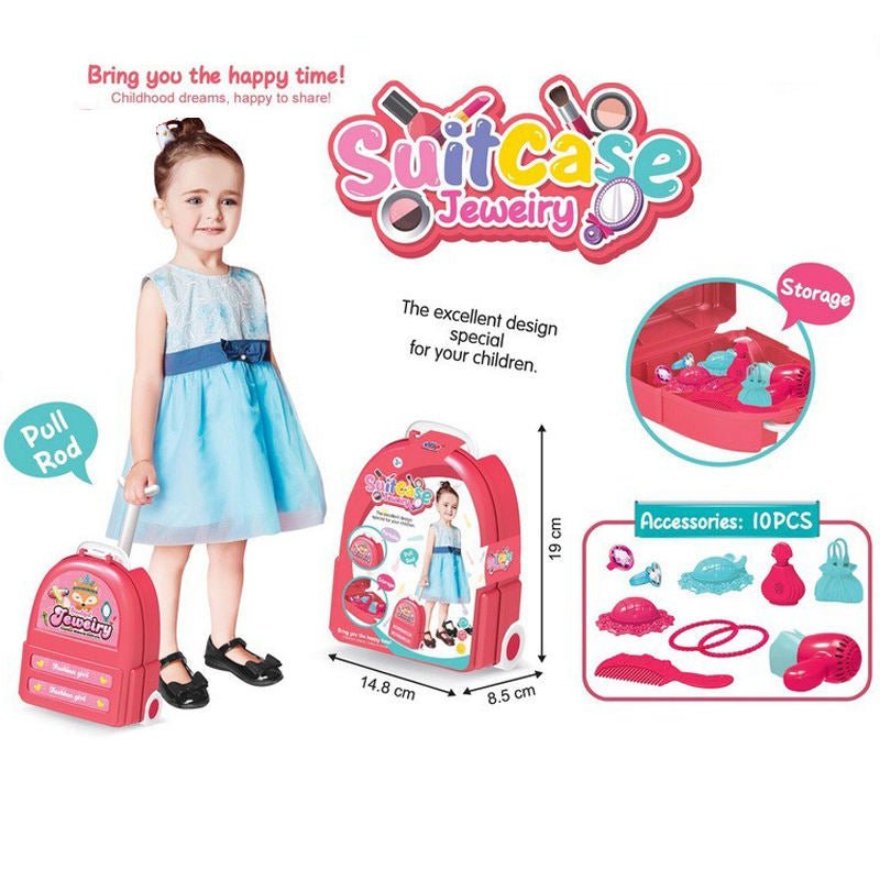 Kids Jewelry Suitcase Playset - Zambeel