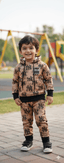 Kids NY Pattern Hoodie & Trouser Set - Zambeel