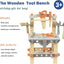 Kids Wooden Tool Workbench © - Zambeel