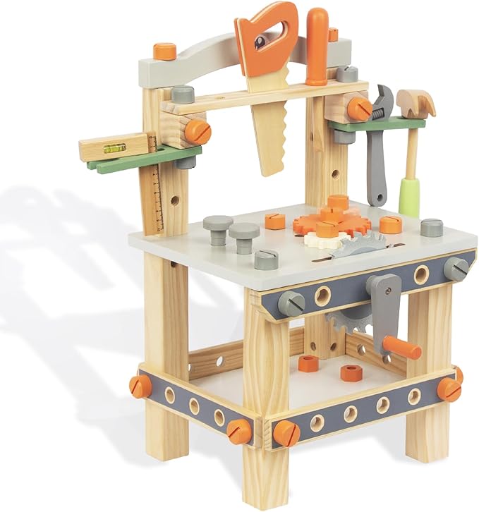 Kids Wooden Tool Workbench © - Zambeel