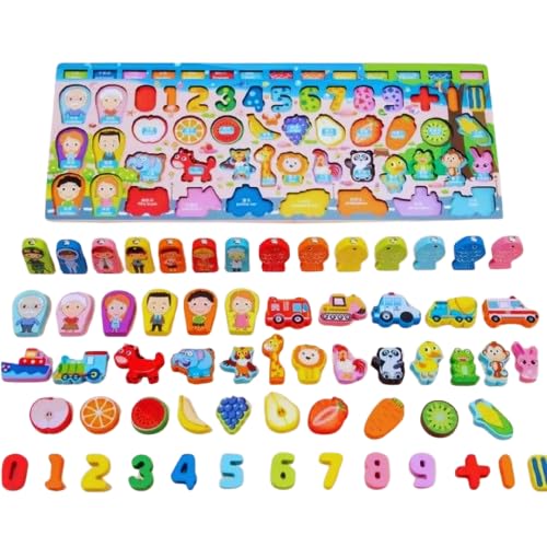 KidzLearn - 6 - in - 1 Traffic Matching & Counting Board - Zambeel