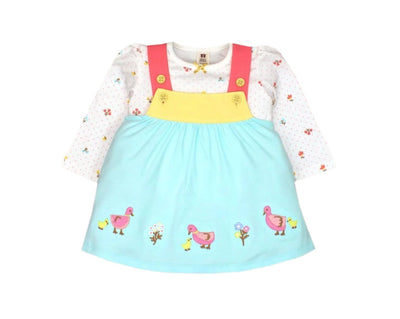 Knitted Embroidery Frock - Zambeel