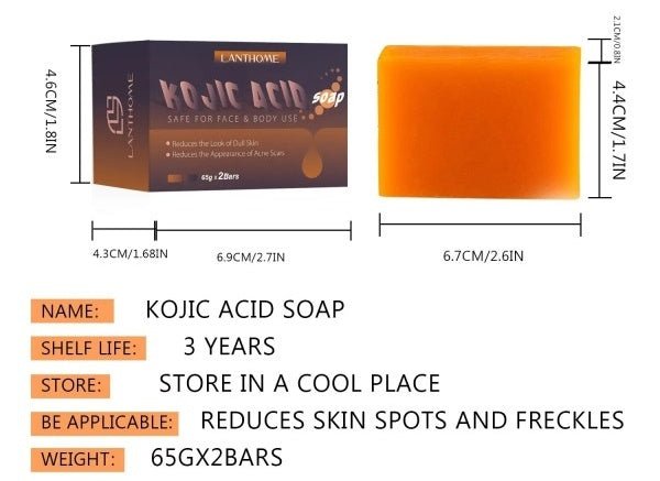 Kojic Acid Soap Skin Cleaning Facial Soap - Zambeel