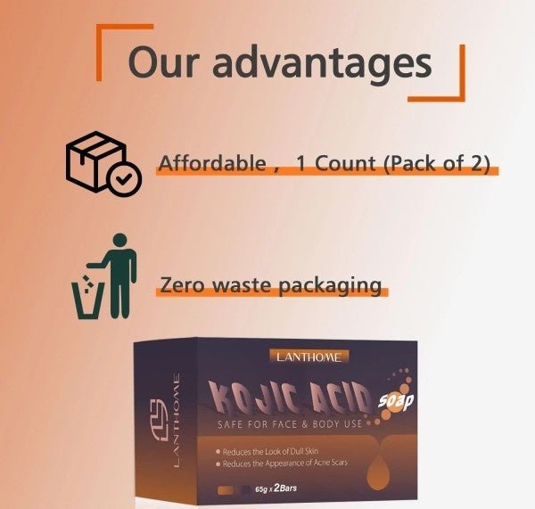 Kojic Acid Soap Skin Cleaning Facial Soap - Zambeel