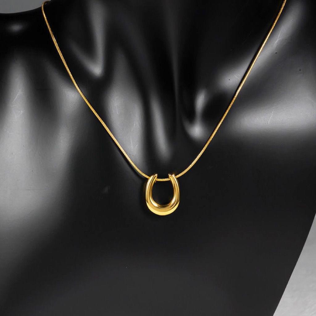 Korean U - shaped Washable Temperament Wild Alloy Necklace - Zambeel