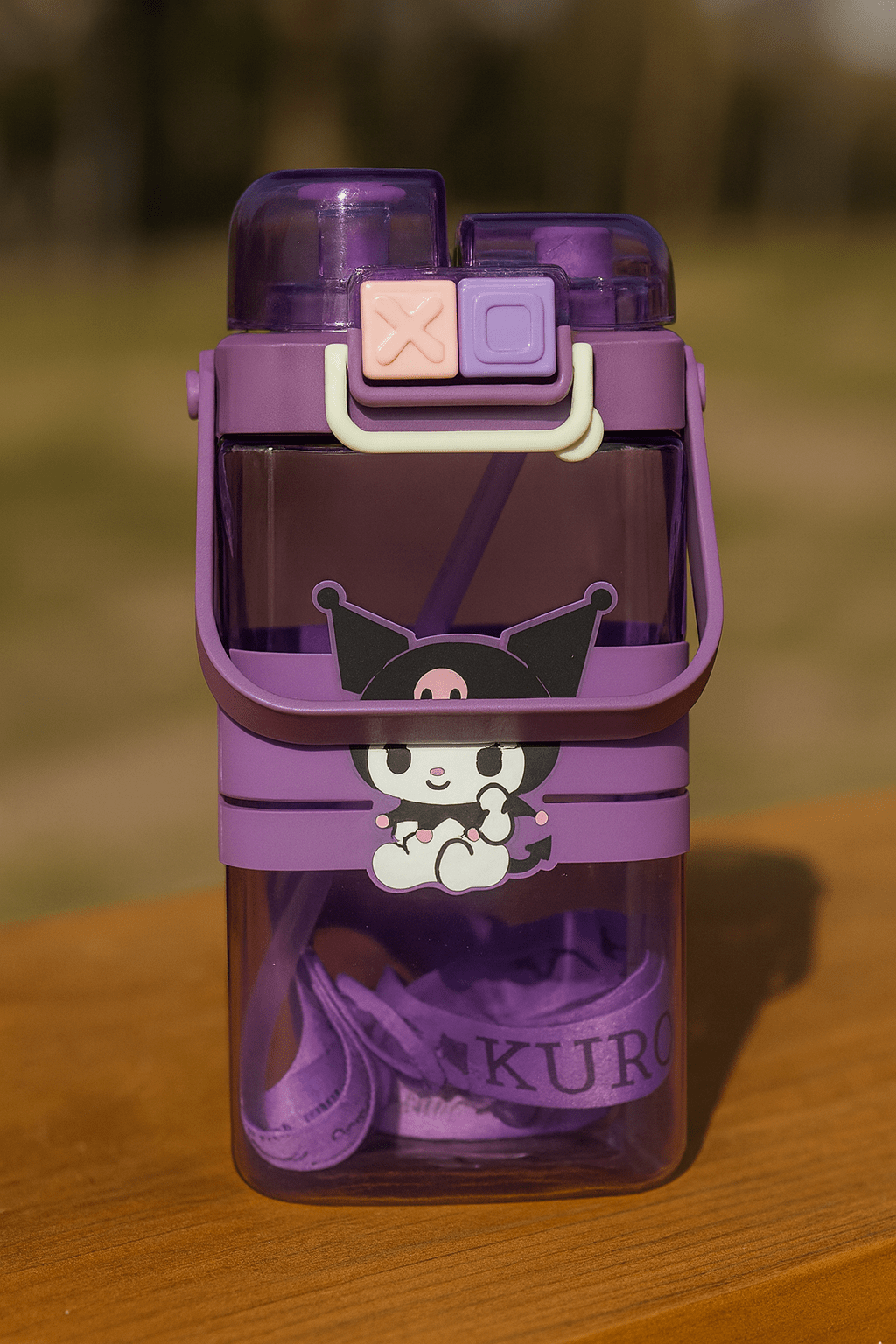 Kuromi Square Water Bottle - Zambeel