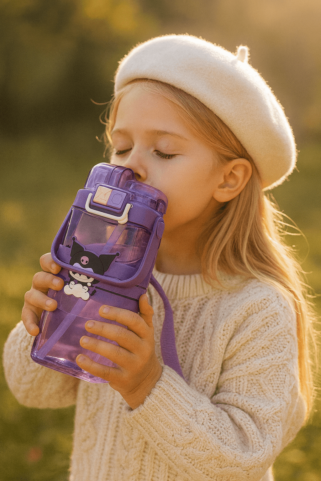 Kuromi Square Water Bottle - Zambeel