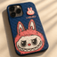 Labubu - 3D Bunny Woven‑Texture Protective iPhone Case - Zambeel