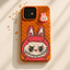Labubu - 3D Bunny Woven‑Texture Protective iPhone Case - Zambeel