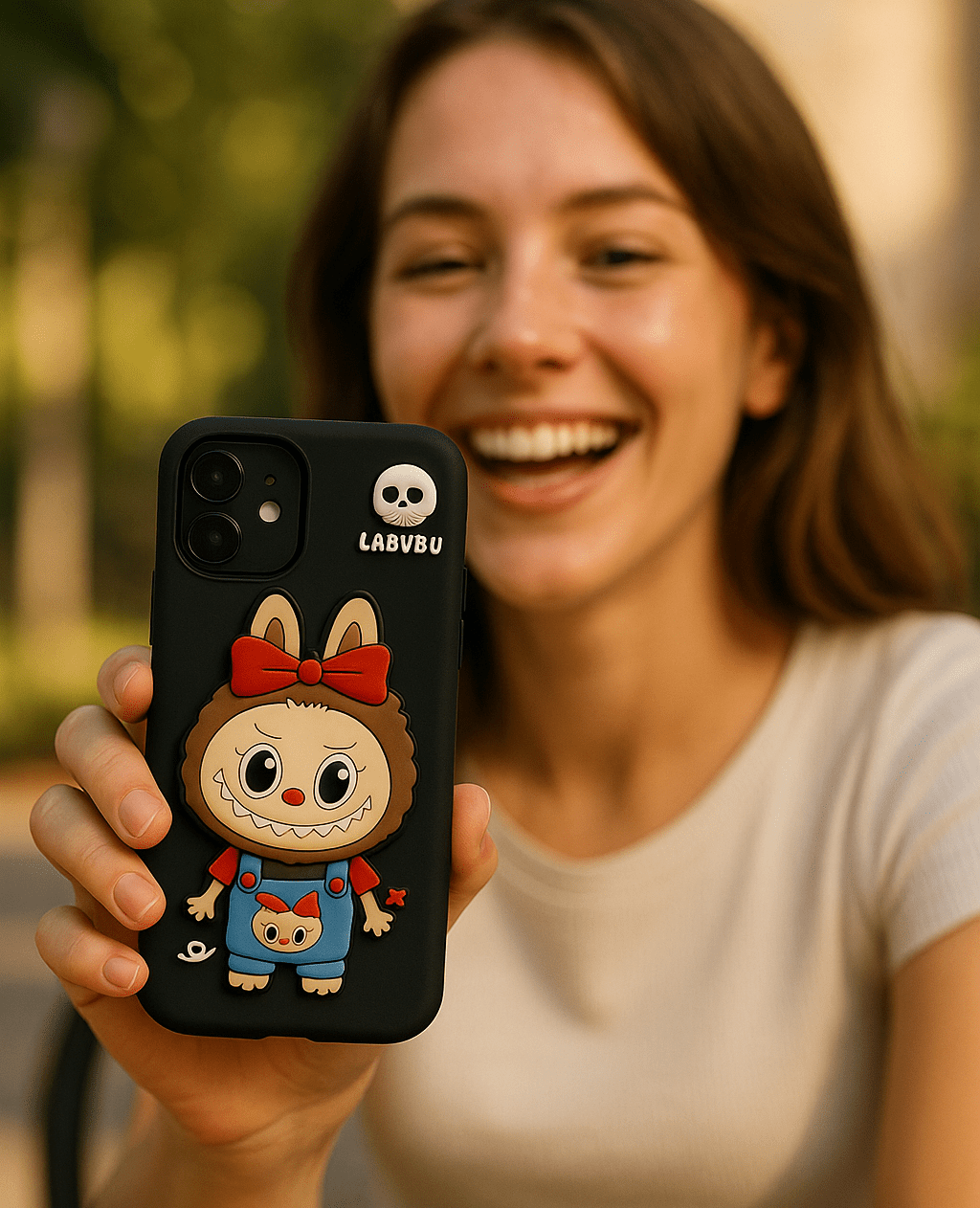 Labubu - 3D Cartoon Silicone iPhone Case - Zambeel
