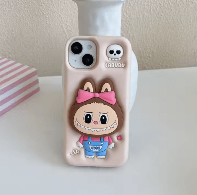 Labubu - 3D Cartoon Silicone iPhone Case - Zambeel