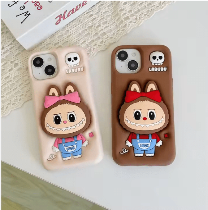 Labubu - 3D Cartoon Silicone iPhone Case - Zambeel
