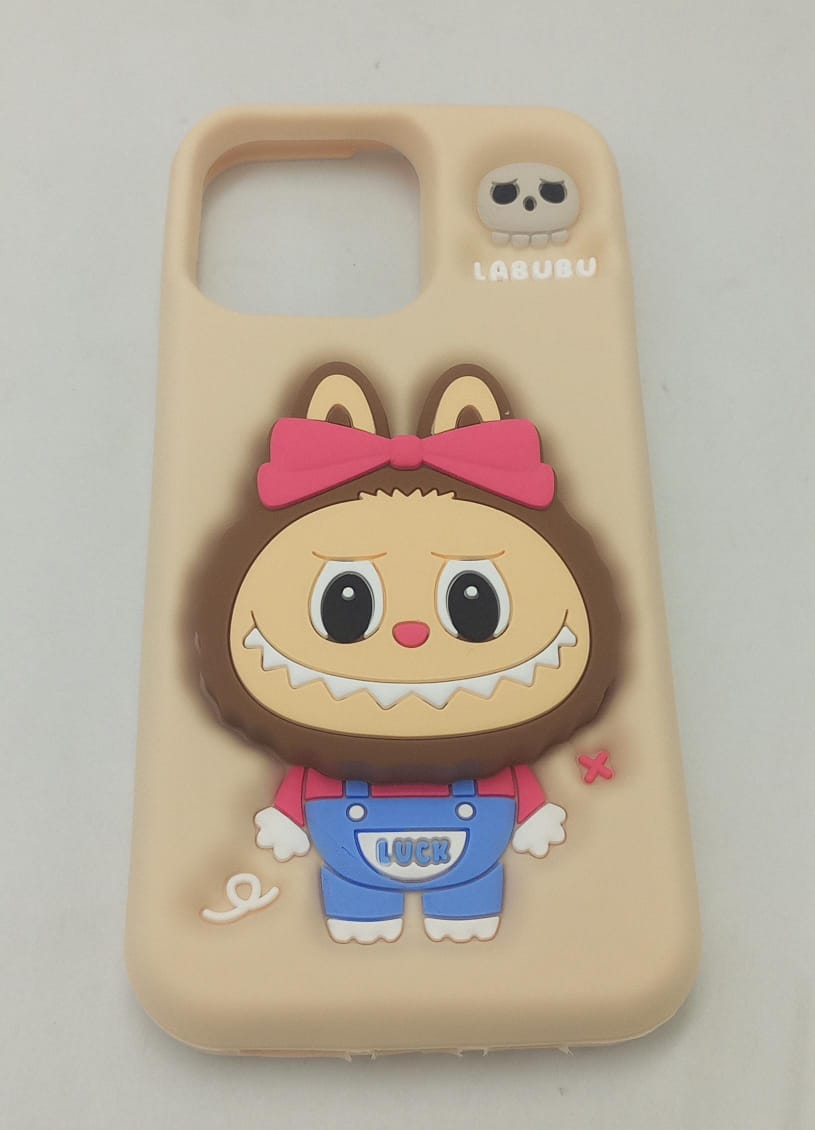 Labubu - 3D Cartoon Silicone iPhone Case - Zambeel