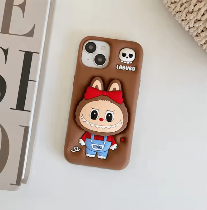 Labubu - 3D Cartoon Silicone iPhone Case - Zambeel