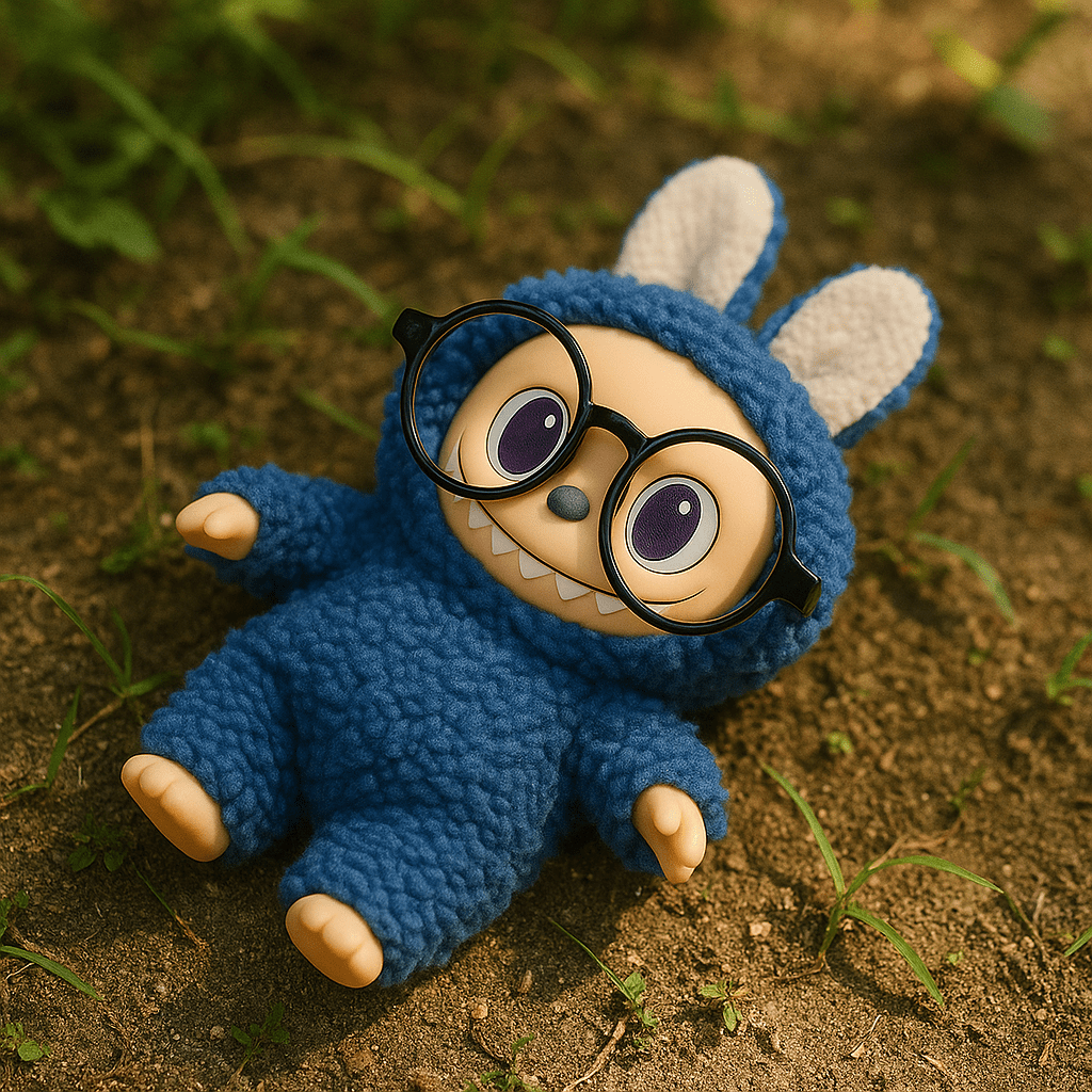 Labubu - Furry Bunny‑Monster with Removable Glasses - Zambeel