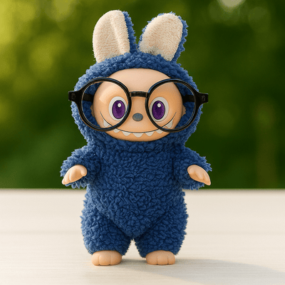 Labubu - Furry Bunny‑Monster with Removable Glasses - Zambeel
