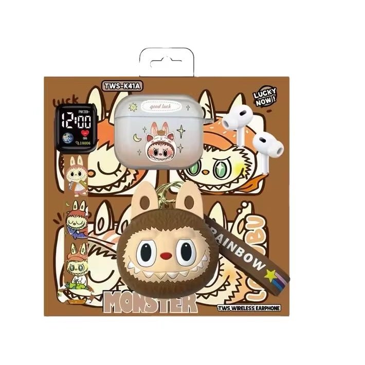 Labubu - Wireless Earbuds Gift Set - Zambeel