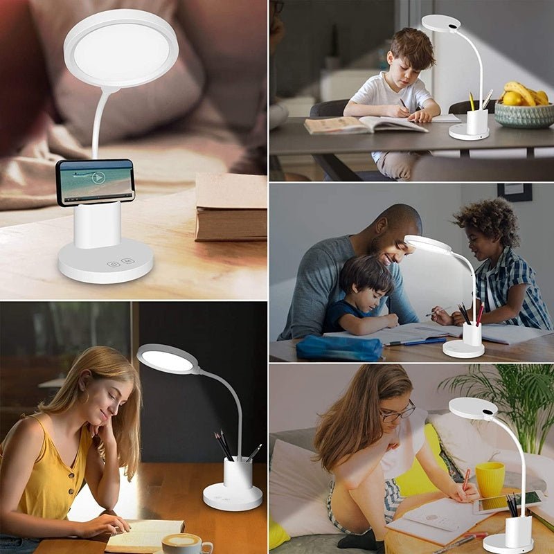 Lamp Rechargeable Plug - in Bedroom Bedside Lamp - Zambeel