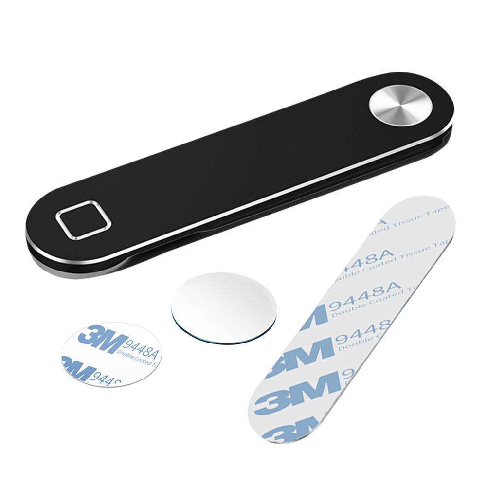 Laptop Phone Holder, Adjustable Laptop Side Mount Clip, Magnetic Laptop Monitor Mount, Computer Laptop Cellphone Stand Foldable Aluminum Expansion Bracket Tablet Clip For Dual Screen - Zambeel