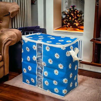 Large Capacity Daisy Print Storage Bags - Zambeel