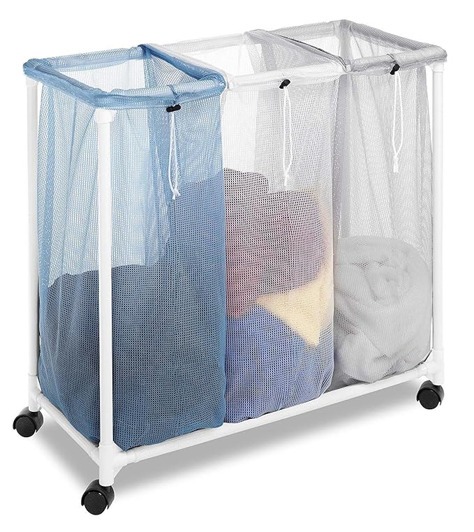 Laundry Basket with Clothing Sorter - Zambeel