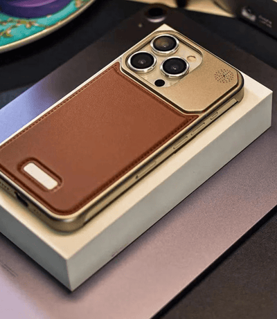 Leather Aromatherapy Cell Phone Case - Zambeel