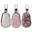 Leather Gourd Rhinestone Female Car Key Cover - Zambeel