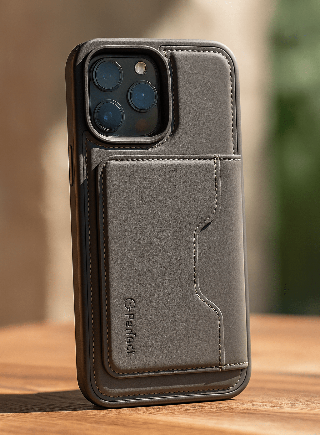 Leather Style Wallet Case iPhone - Zambeel