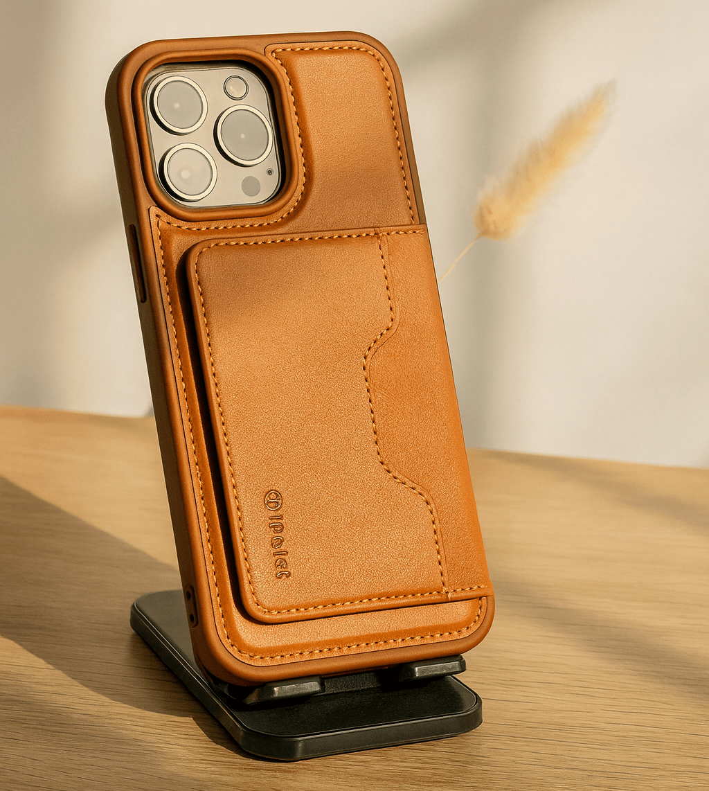 Leather Style Wallet Case iPhone - Zambeel
